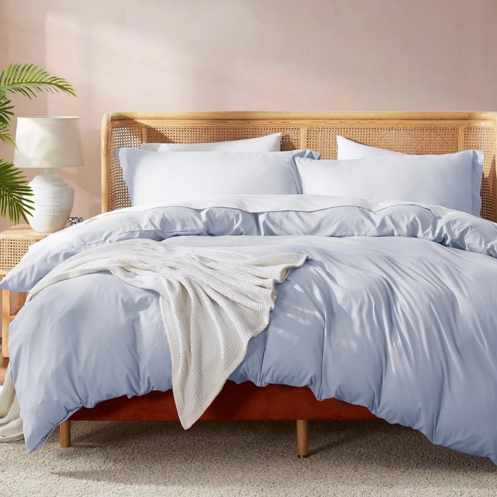 Ice Blue Twin / Twin XL Duvet Cover set